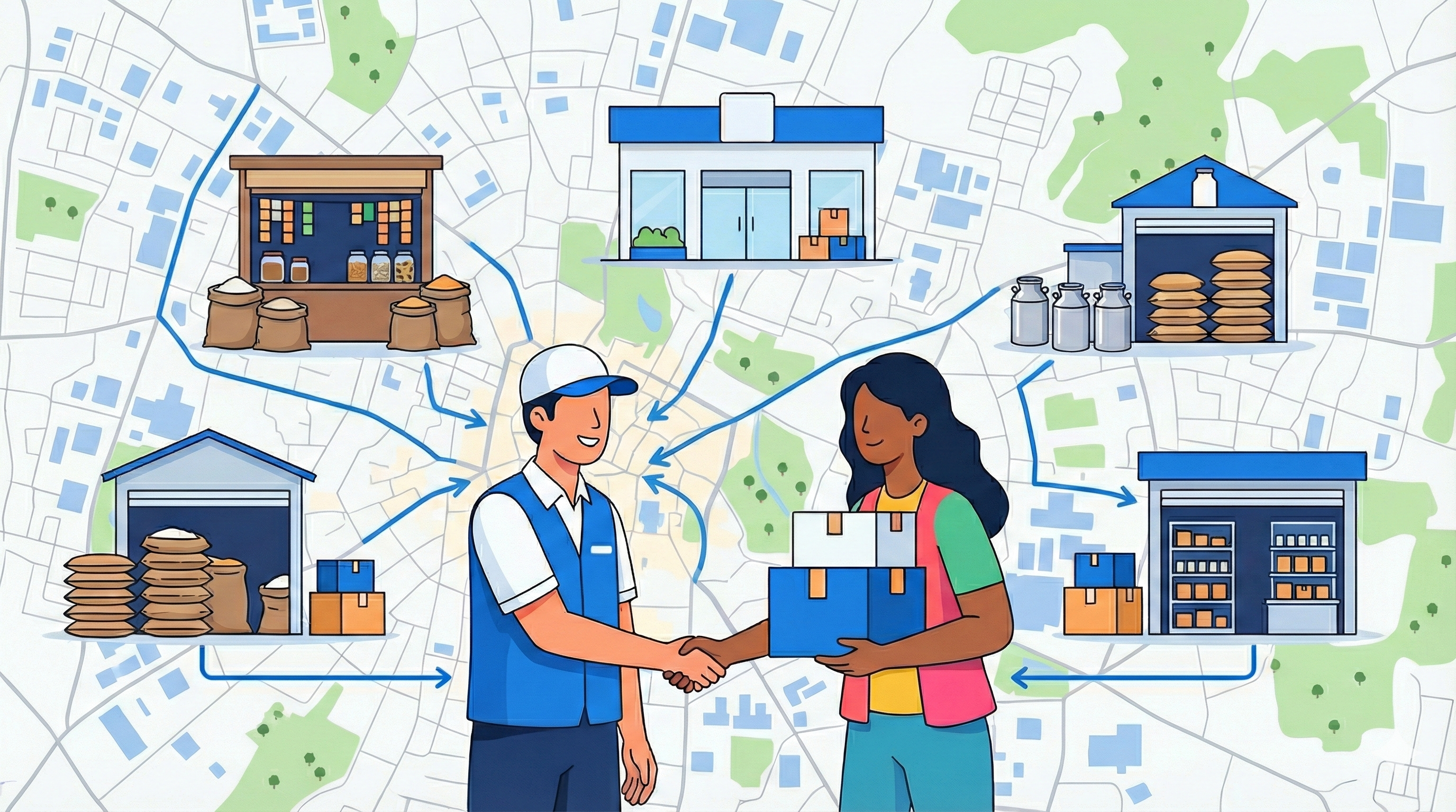 City retail deliveries