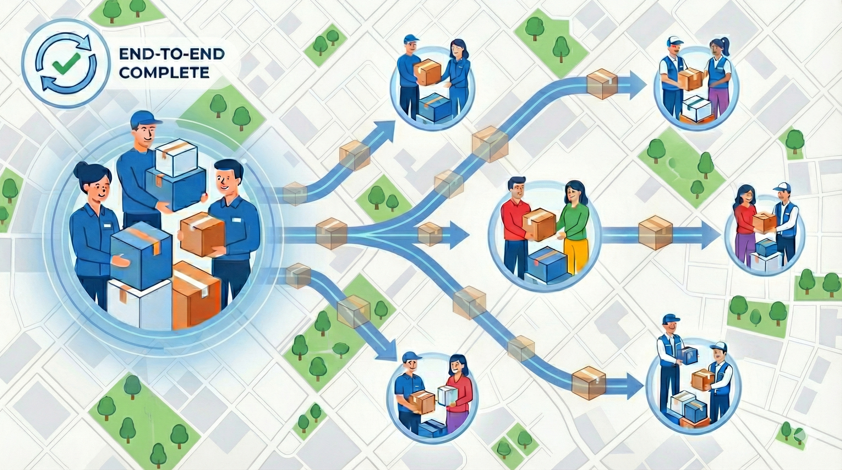 Industrial small-load movement